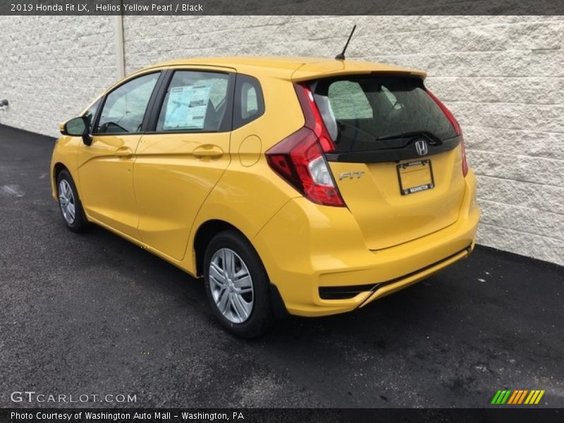 Helios Yellow Pearl / Black 2019 Honda Fit LX