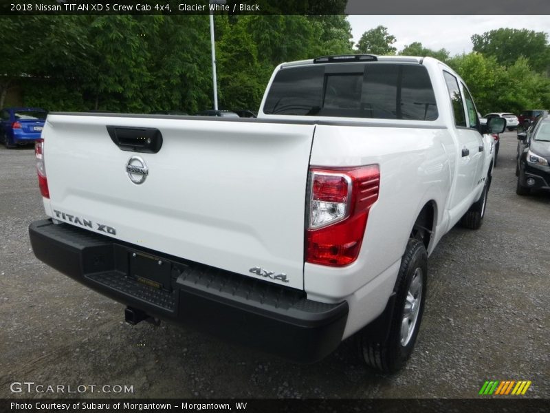Glacier White / Black 2018 Nissan TITAN XD S Crew Cab 4x4