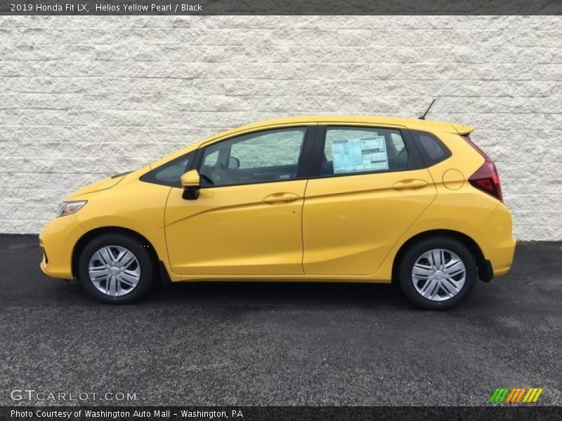 Helios Yellow Pearl / Black 2019 Honda Fit LX