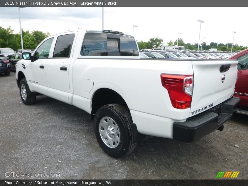 Glacier White / Black 2018 Nissan TITAN XD S Crew Cab 4x4