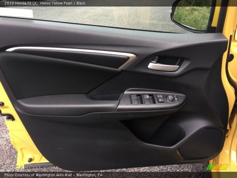 Helios Yellow Pearl / Black 2019 Honda Fit LX