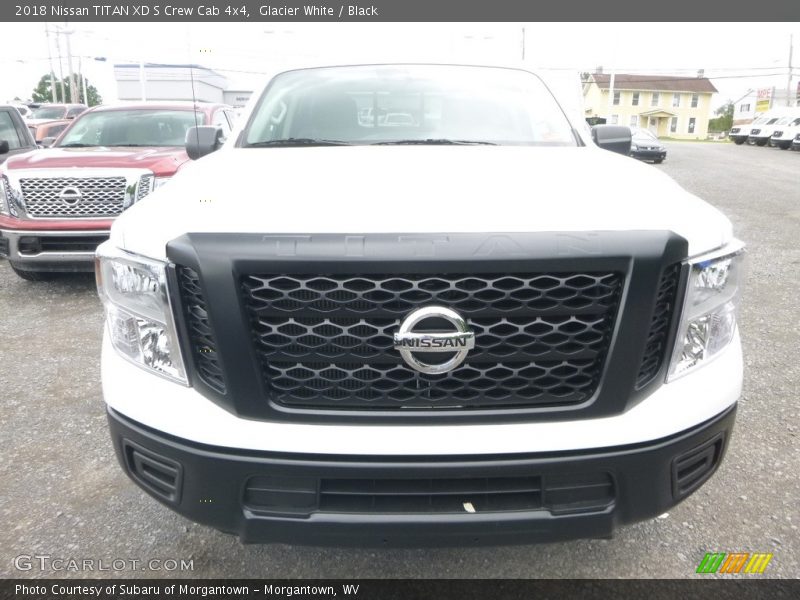 Glacier White / Black 2018 Nissan TITAN XD S Crew Cab 4x4