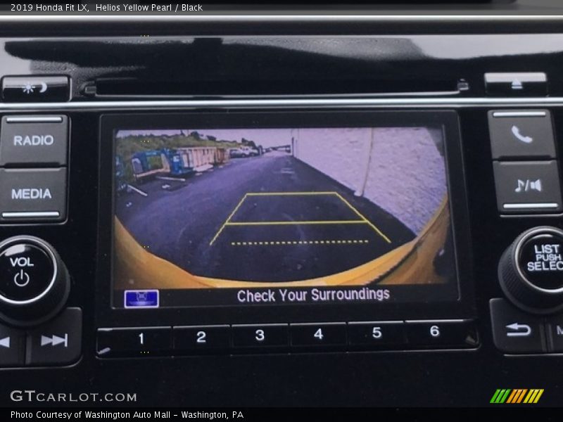 Helios Yellow Pearl / Black 2019 Honda Fit LX