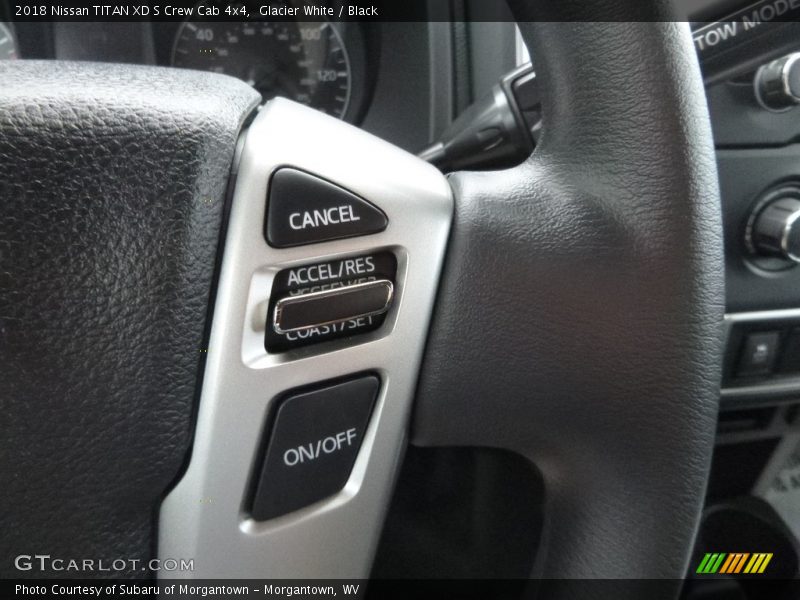 Glacier White / Black 2018 Nissan TITAN XD S Crew Cab 4x4