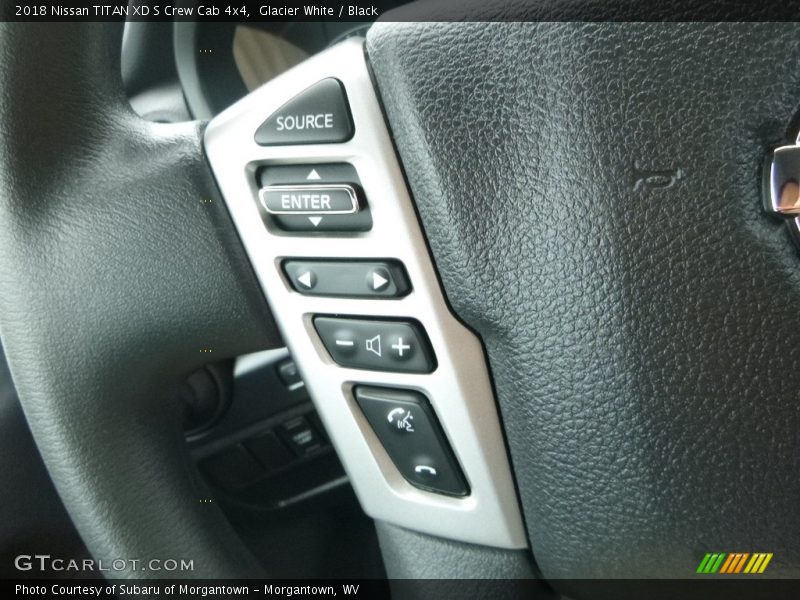 Glacier White / Black 2018 Nissan TITAN XD S Crew Cab 4x4