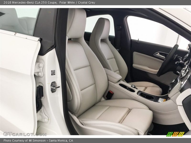 Polar White / Crystal Grey 2018 Mercedes-Benz CLA 250 Coupe