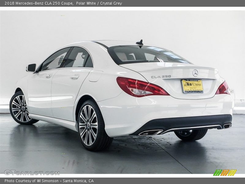 Polar White / Crystal Grey 2018 Mercedes-Benz CLA 250 Coupe