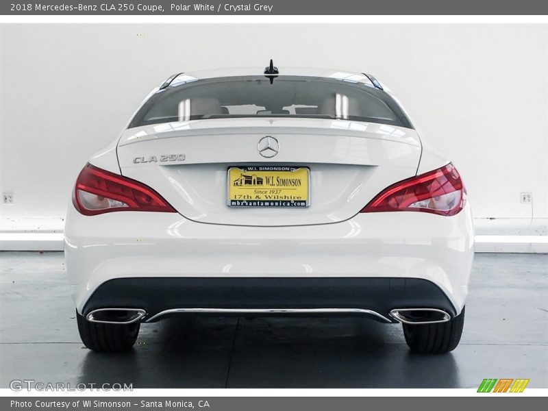 Polar White / Crystal Grey 2018 Mercedes-Benz CLA 250 Coupe