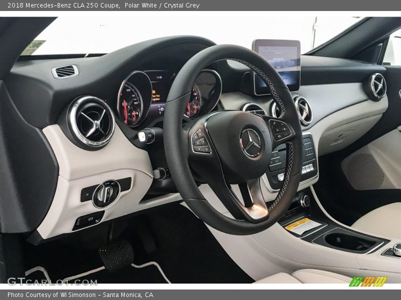 Polar White / Crystal Grey 2018 Mercedes-Benz CLA 250 Coupe