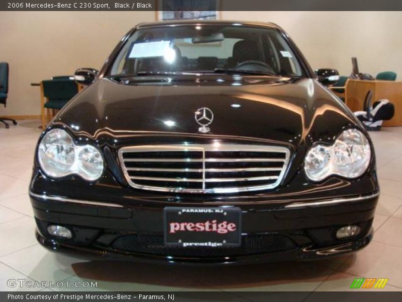 Black / Black 2006 Mercedes-Benz C 230 Sport