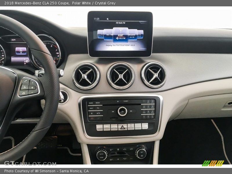Polar White / Crystal Grey 2018 Mercedes-Benz CLA 250 Coupe
