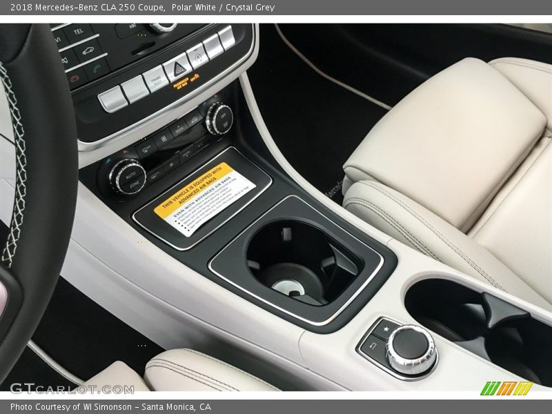 Polar White / Crystal Grey 2018 Mercedes-Benz CLA 250 Coupe