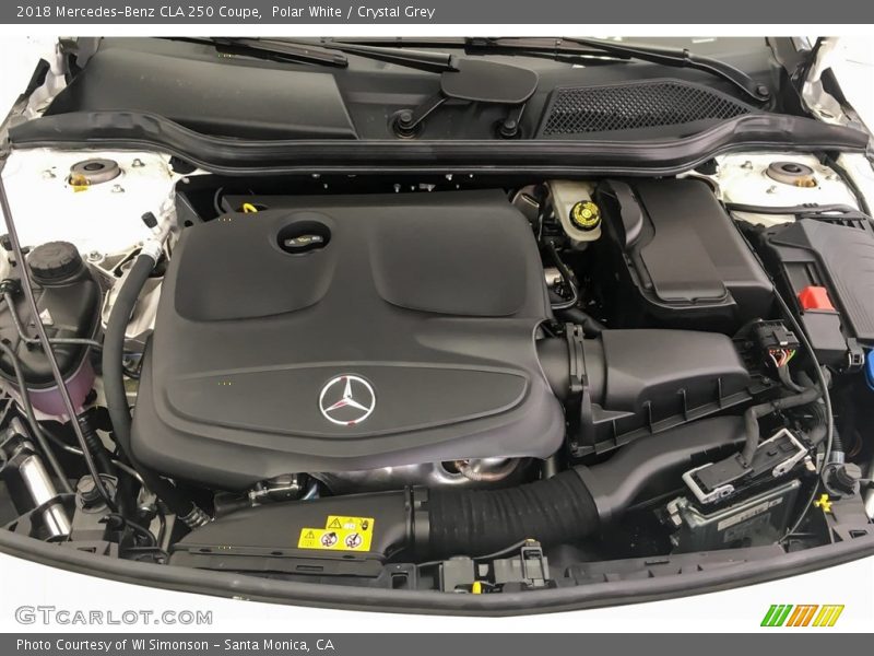 Polar White / Crystal Grey 2018 Mercedes-Benz CLA 250 Coupe