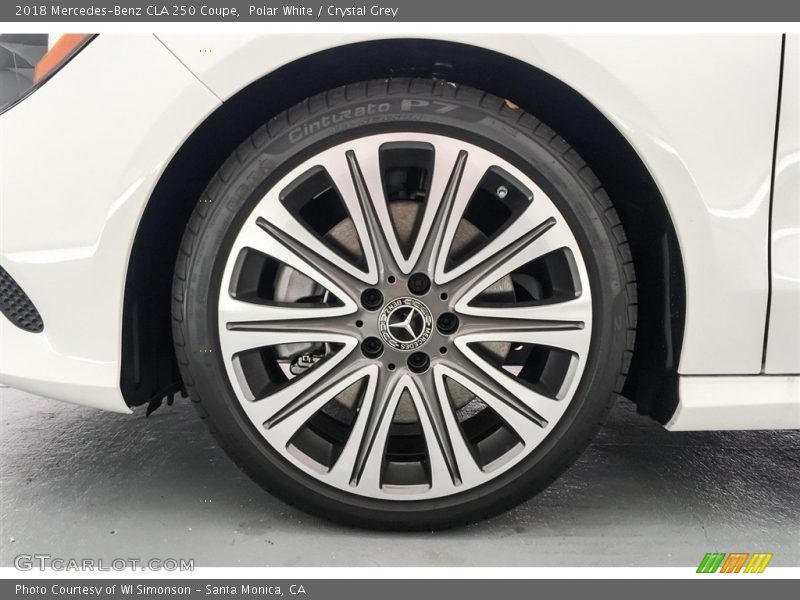 Polar White / Crystal Grey 2018 Mercedes-Benz CLA 250 Coupe