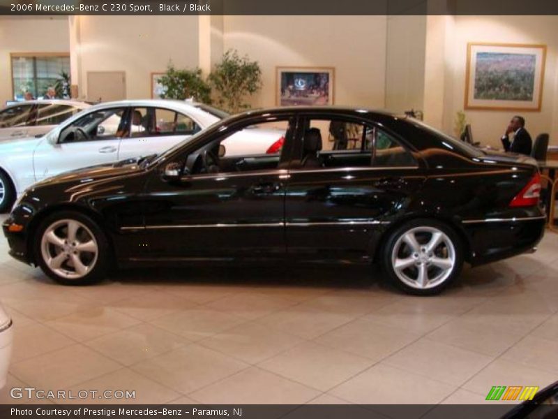 Black / Black 2006 Mercedes-Benz C 230 Sport