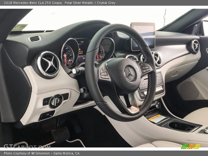 Polar Silver Metallic / Crystal Grey 2018 Mercedes-Benz CLA 250 Coupe