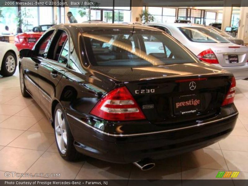 Black / Black 2006 Mercedes-Benz C 230 Sport