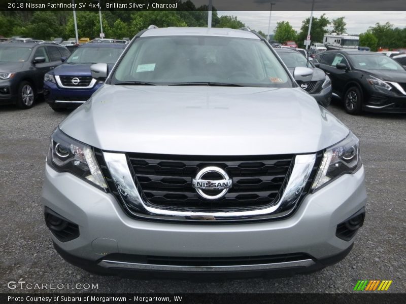 Brilliant Silver / Charcoal 2018 Nissan Pathfinder SV 4x4