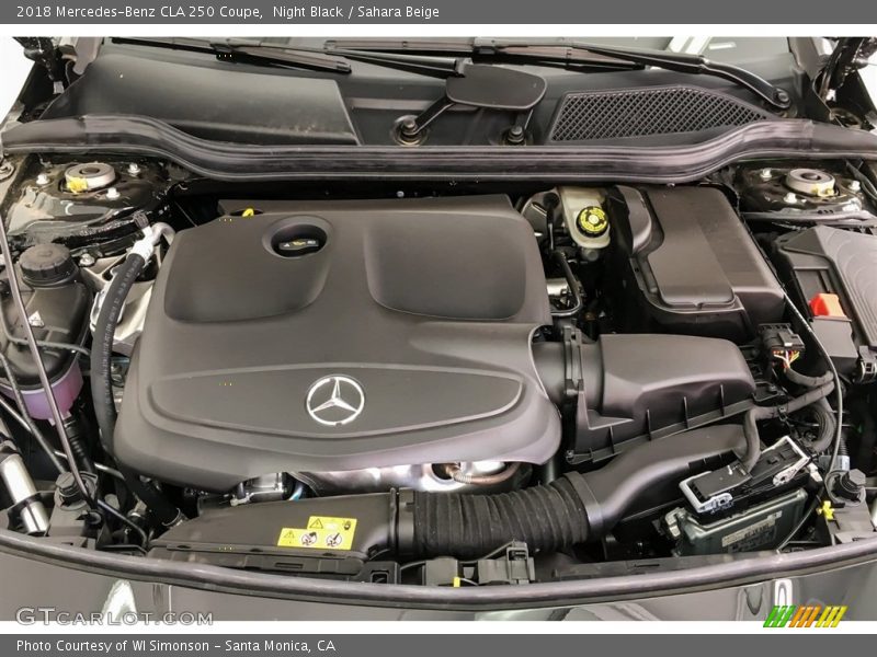 Night Black / Sahara Beige 2018 Mercedes-Benz CLA 250 Coupe