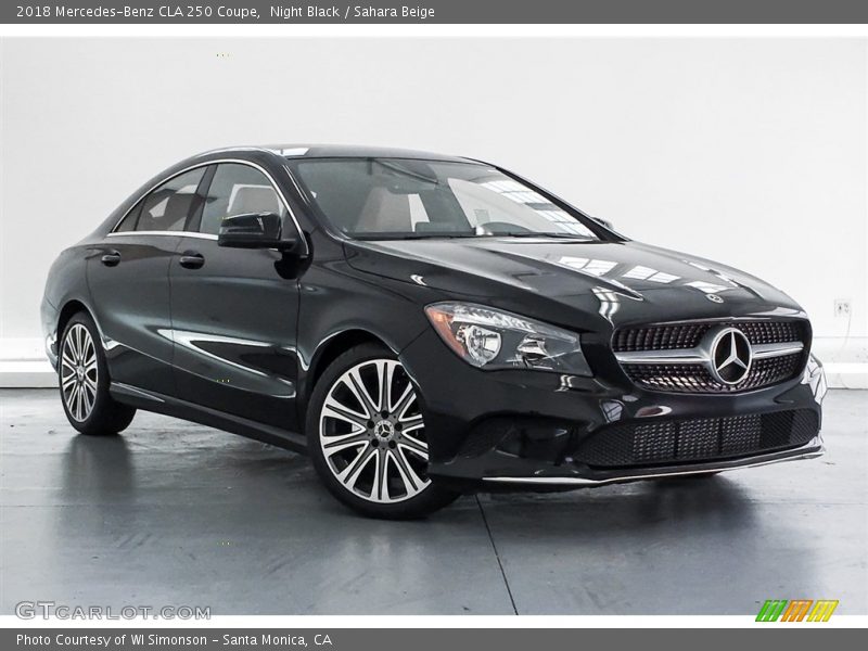 Night Black / Sahara Beige 2018 Mercedes-Benz CLA 250 Coupe