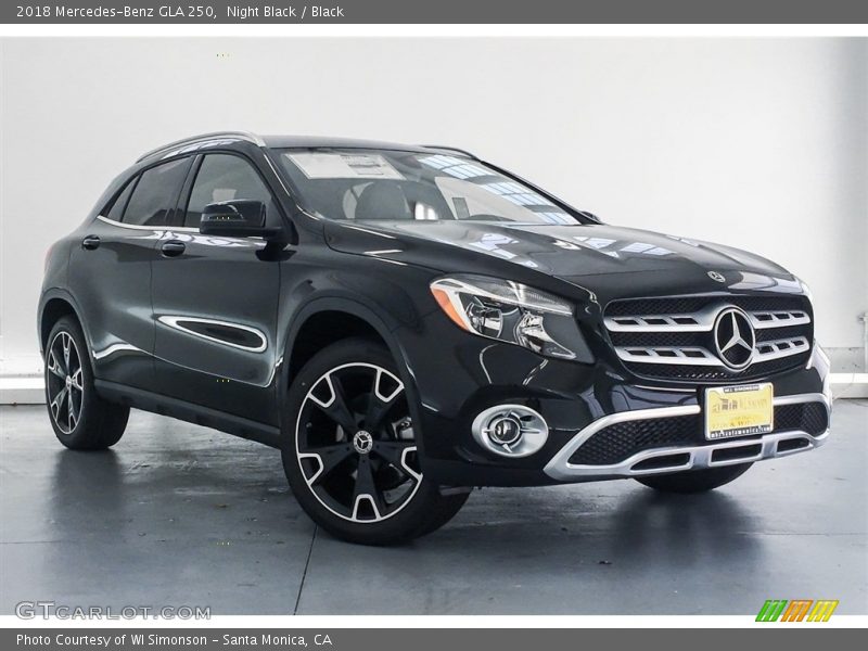 Front 3/4 View of 2018 GLA 250