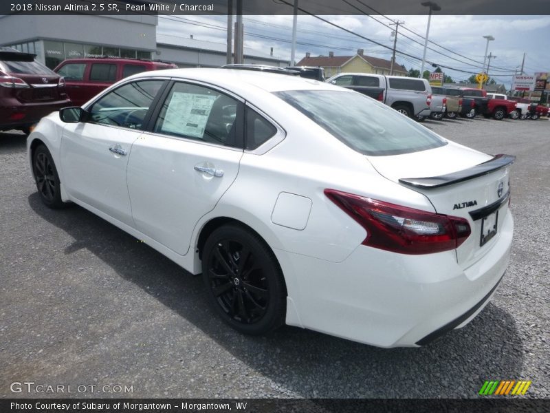 Pearl White / Charcoal 2018 Nissan Altima 2.5 SR