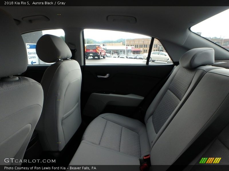 Aurora Black / Gray 2018 Kia Rio S