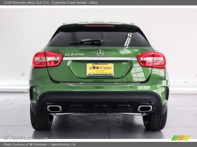 Kryptonite Green Metallic / Black 2018 Mercedes-Benz GLA 250