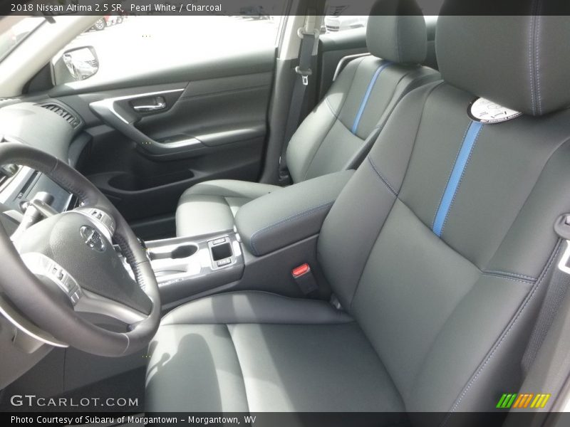 Pearl White / Charcoal 2018 Nissan Altima 2.5 SR