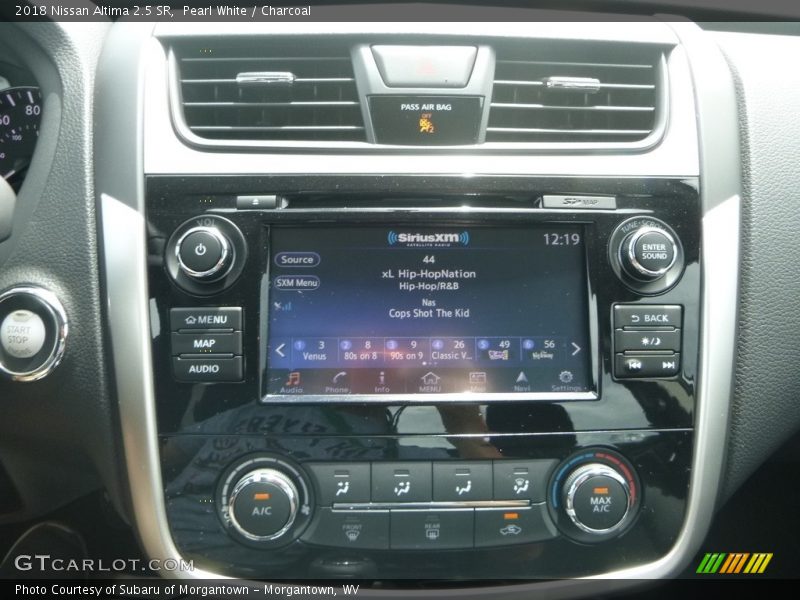 Pearl White / Charcoal 2018 Nissan Altima 2.5 SR