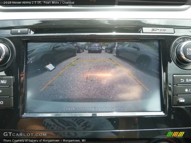 Pearl White / Charcoal 2018 Nissan Altima 2.5 SR