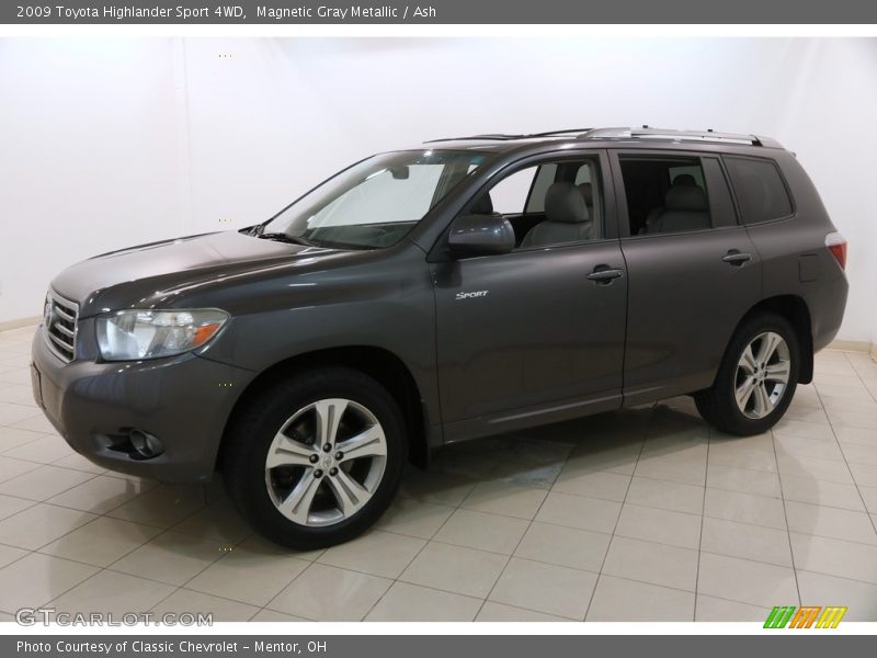 Magnetic Gray Metallic / Ash 2009 Toyota Highlander Sport 4WD