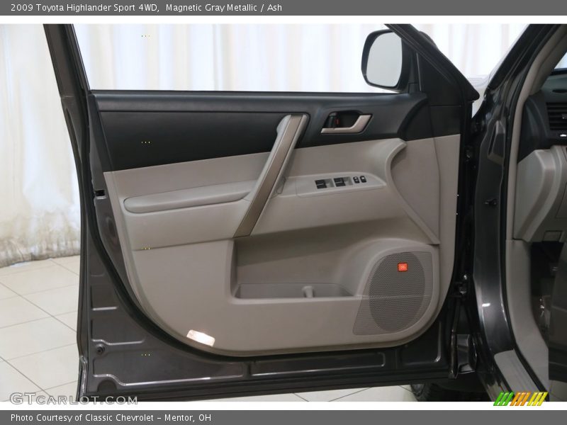 Magnetic Gray Metallic / Ash 2009 Toyota Highlander Sport 4WD