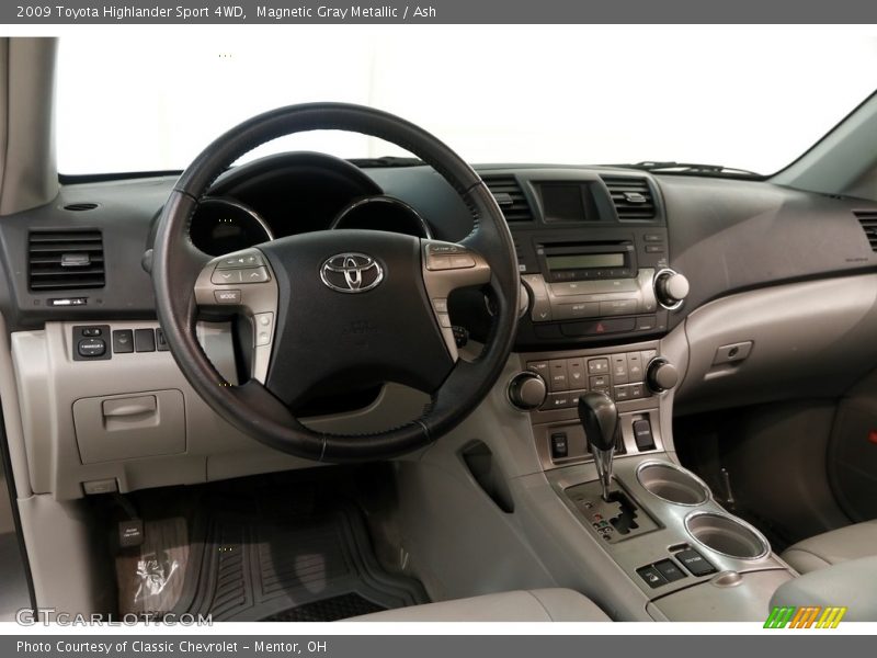 Magnetic Gray Metallic / Ash 2009 Toyota Highlander Sport 4WD