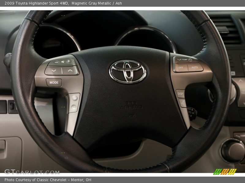 Magnetic Gray Metallic / Ash 2009 Toyota Highlander Sport 4WD