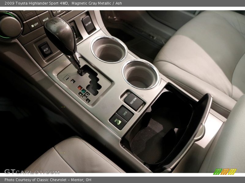 Magnetic Gray Metallic / Ash 2009 Toyota Highlander Sport 4WD