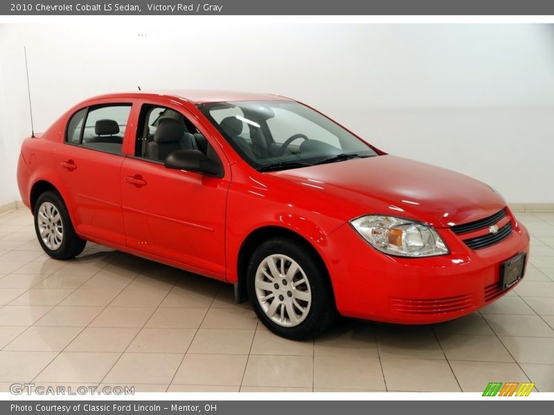 Victory Red / Gray 2010 Chevrolet Cobalt LS Sedan