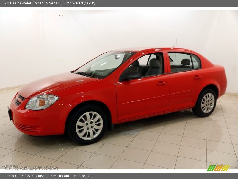 Victory Red / Gray 2010 Chevrolet Cobalt LS Sedan