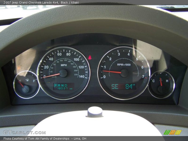 Black / Khaki 2007 Jeep Grand Cherokee Laredo 4x4