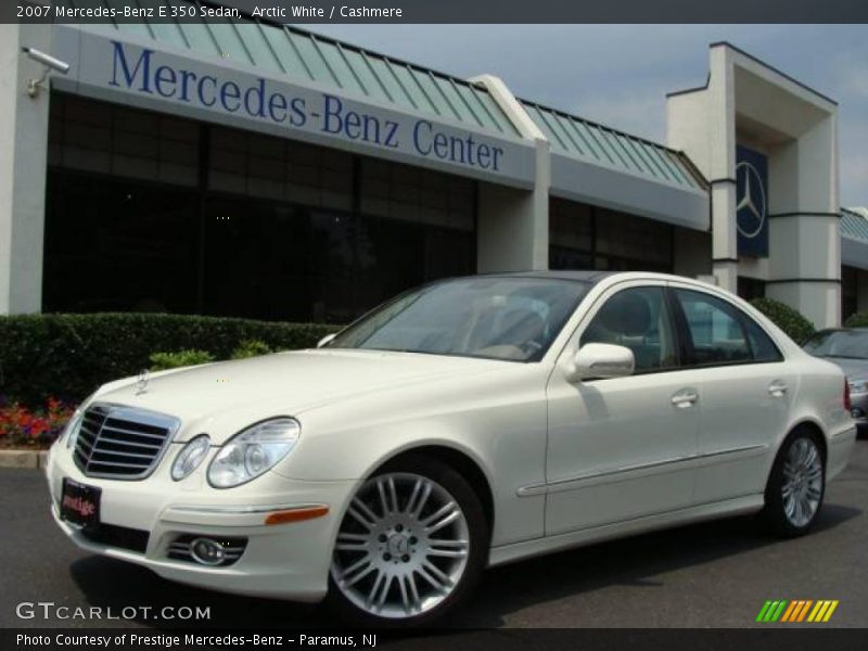 Arctic White / Cashmere 2007 Mercedes-Benz E 350 Sedan