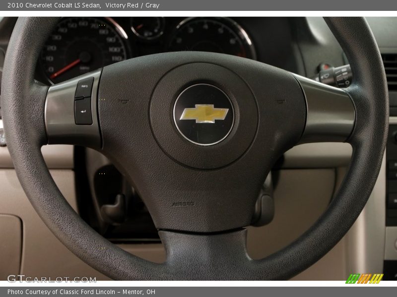 Victory Red / Gray 2010 Chevrolet Cobalt LS Sedan