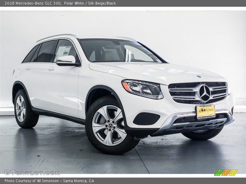 Polar White / Silk Beige/Black 2018 Mercedes-Benz GLC 300