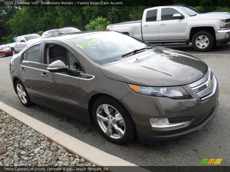 Brownstone Metallic / Pebble Beige/Dark Accents 2015 Chevrolet Volt