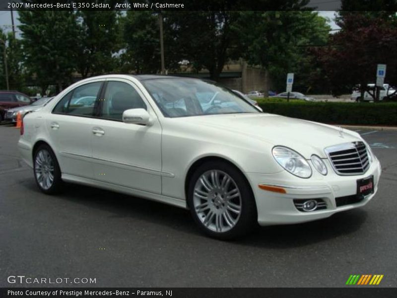 Arctic White / Cashmere 2007 Mercedes-Benz E 350 Sedan
