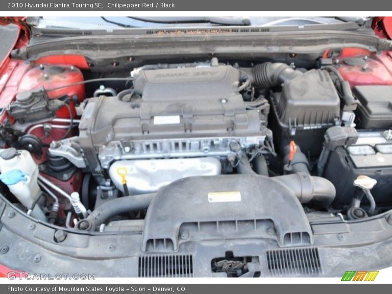 Chilipepper Red / Black 2010 Hyundai Elantra Touring SE