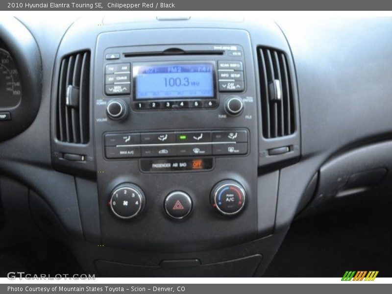 Chilipepper Red / Black 2010 Hyundai Elantra Touring SE