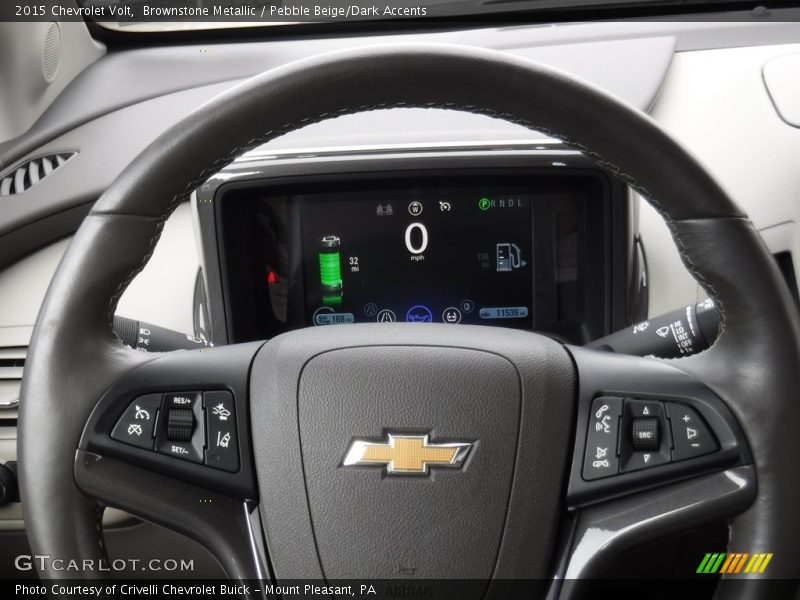 Brownstone Metallic / Pebble Beige/Dark Accents 2015 Chevrolet Volt