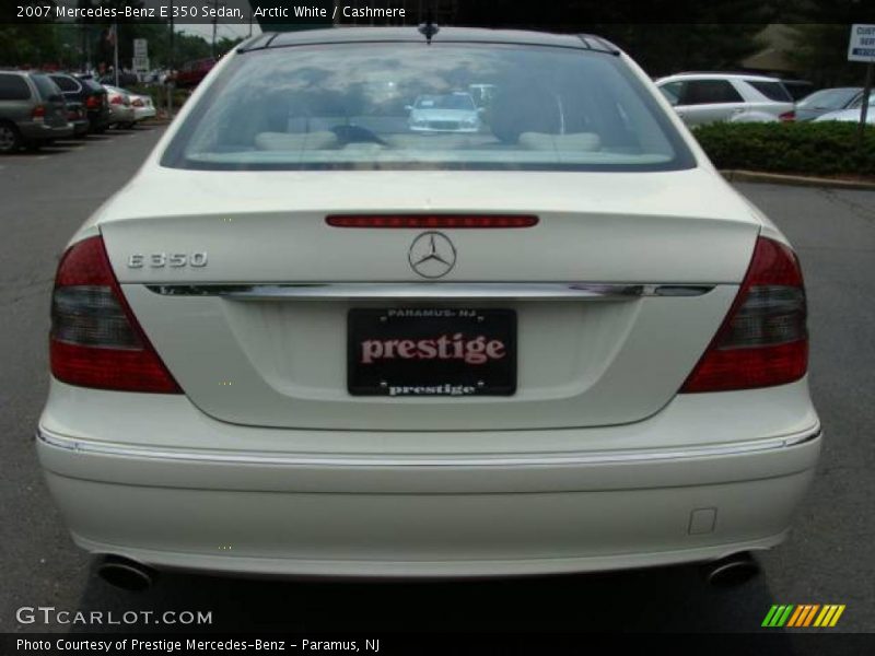 Arctic White / Cashmere 2007 Mercedes-Benz E 350 Sedan