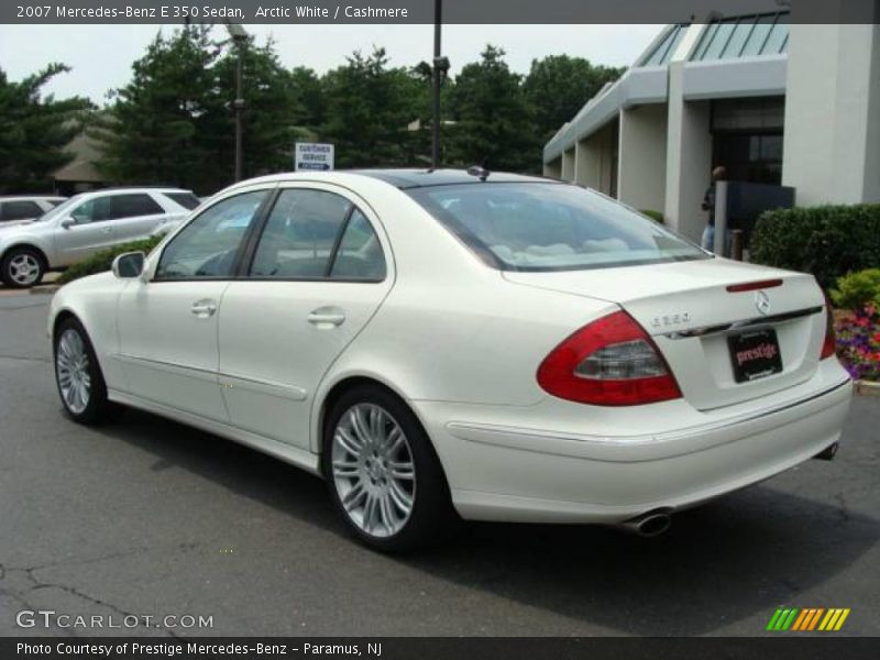 Arctic White / Cashmere 2007 Mercedes-Benz E 350 Sedan