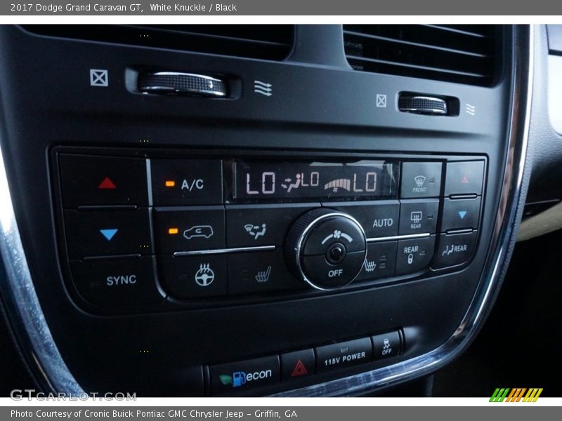 White Knuckle / Black 2017 Dodge Grand Caravan GT